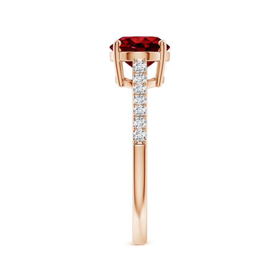 9x7mm AAAA SR4625RD-RG-AAAA-9x7 in Rose Gold side 299
