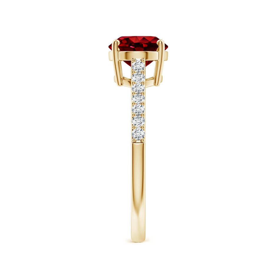 9x7mm AAAA SR4625RD-YG-AAAA-9x7 in Yellow Gold side 299