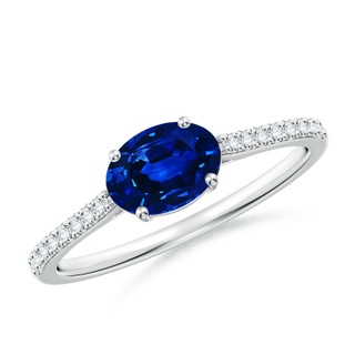 Oval AAAA Blue Sapphire