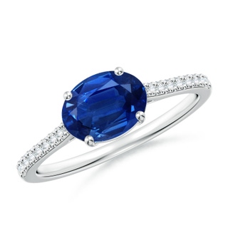 Oval AAA Blue Sapphire