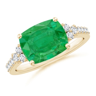 Cushion Rectangular AA Emerald
