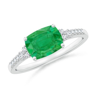 Cushion Rectangular AA Emerald
