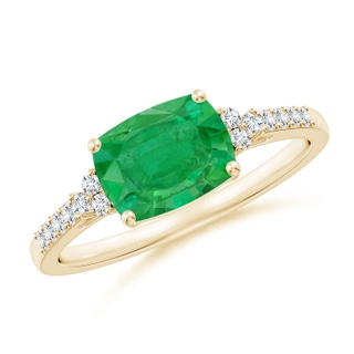 Cushion Rectangular AA Emerald