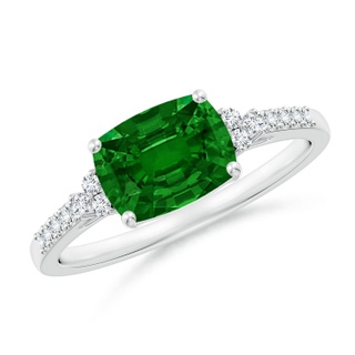 Cushion Rectangular AAAA Emerald