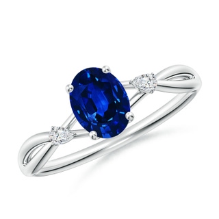 Oval AAAA Blue Sapphire