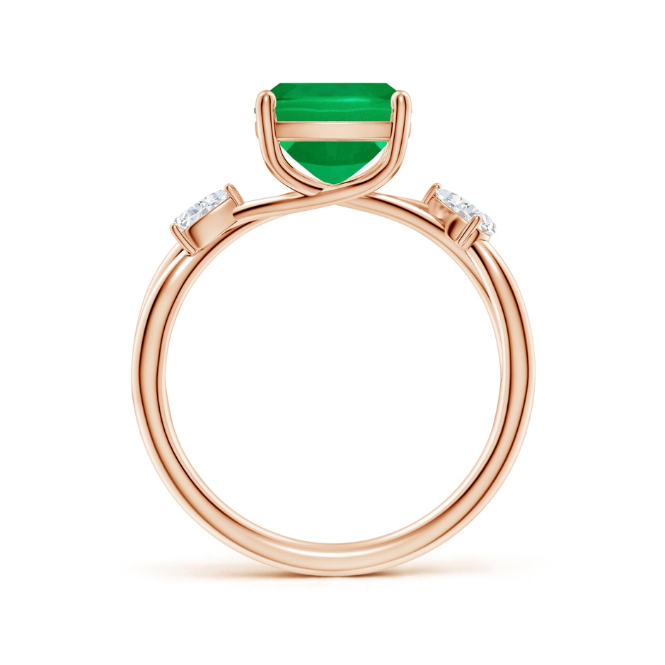 10x8mm AAA SR4634ED-RG-AAA-10x8 in Rose Gold side 199
