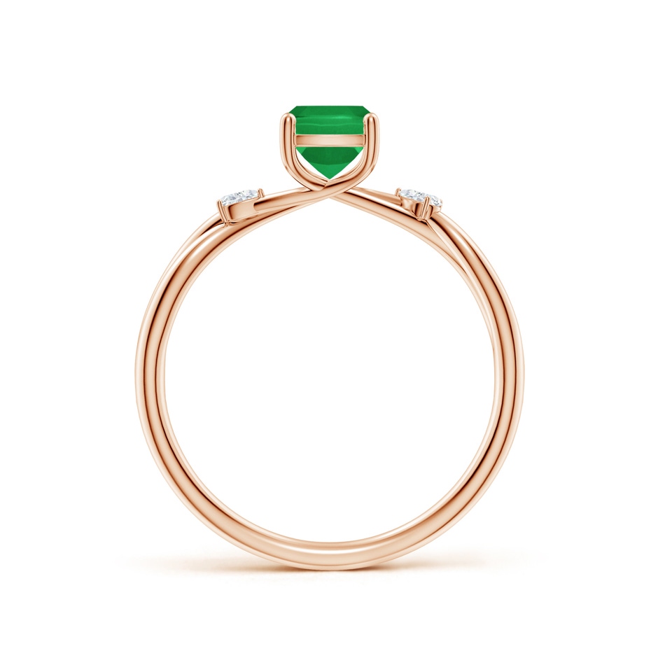 7x5mm A SR4634ED-RG-A-7x5 in Rose Gold side 199