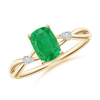 Cushion Rectangular AA Emerald