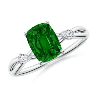 Cushion Rectangular AAAA Emerald