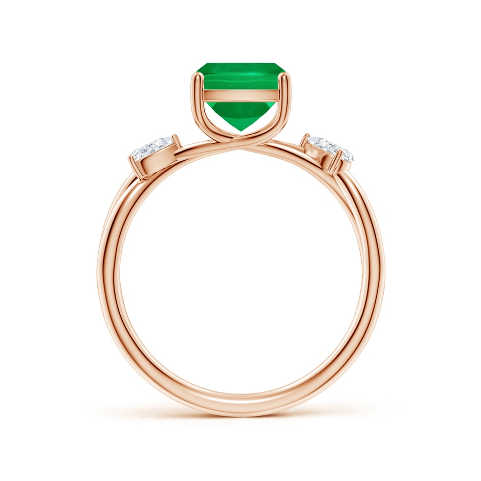 9x7mm AAA SR4634ED-RG-AAA-9x7 in Rose Gold side 199