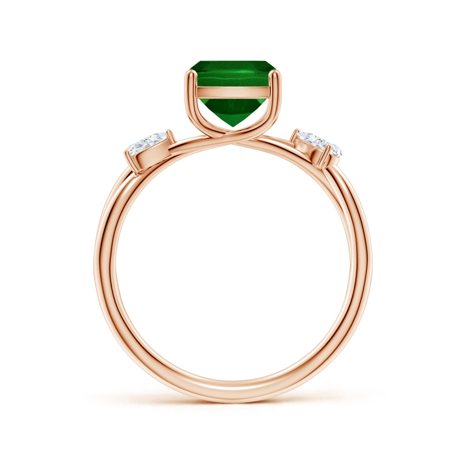 9x7mm AAAA SR4634ED-RGE-AAAA-9x7 in 18K Rose Gold side 199