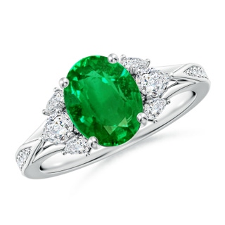 Oval AAAA Emerald