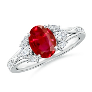 Oval AAA Ruby