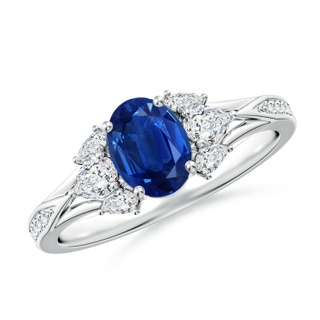 Oval AAA Blue Sapphire