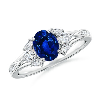 Oval AAAA Blue Sapphire