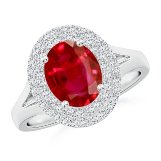 Oval AAA Ruby