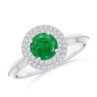 Round AA Emerald