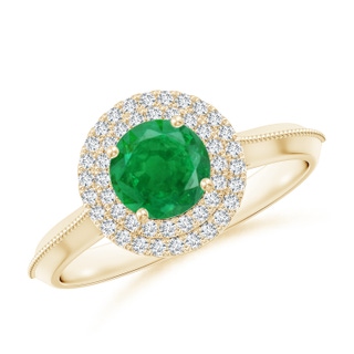 Round AA Emerald