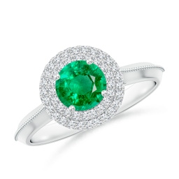 Vintage Inspired Emerald Vintage Inspired Engagement Rings