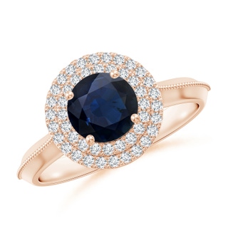 Round A Blue Sapphire