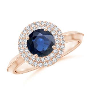 Round AA Blue Sapphire