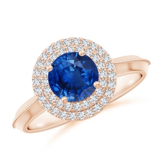 Round AAA Blue Sapphire