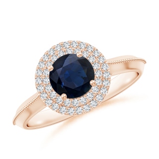 Round A Blue Sapphire
