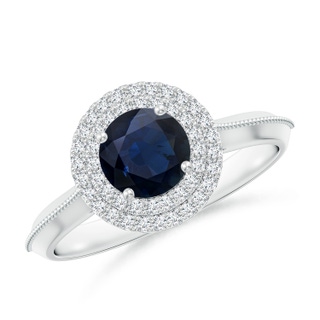 Round A Blue Sapphire