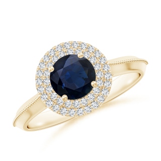 Round A Blue Sapphire