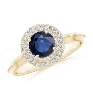 Round AA Blue Sapphire