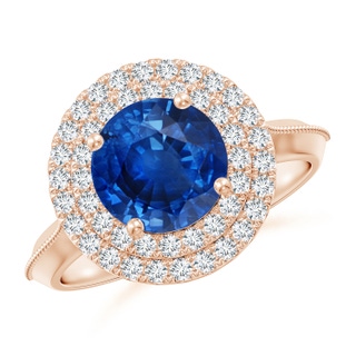 Round AAA Blue Sapphire