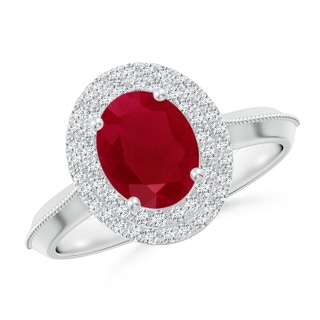 Oval AA Ruby