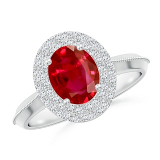 Oval AAA Ruby