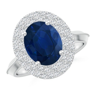 Oval AA Blue Sapphire