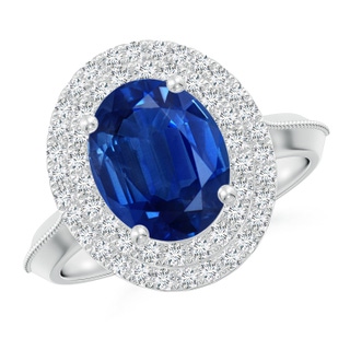 Oval AAA Blue Sapphire