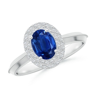 Oval AAA Blue Sapphire