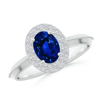 Oval AAAA Blue Sapphire