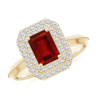 Emerald Cut AAAA Ruby