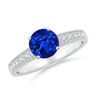 Round AAAA Blue Sapphire