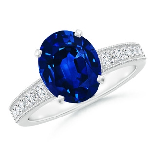 Oval AAAA Blue Sapphire