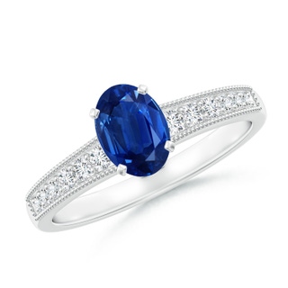 Oval AAA Blue Sapphire