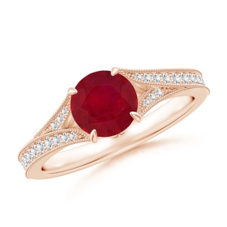 Round AA Ruby