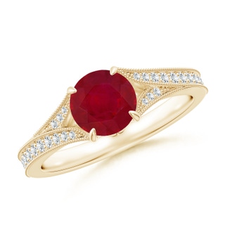 Round AA Ruby