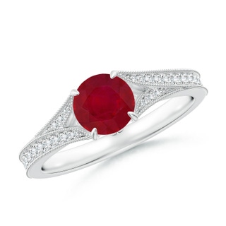 Round AA Ruby