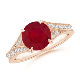 Round AA Ruby