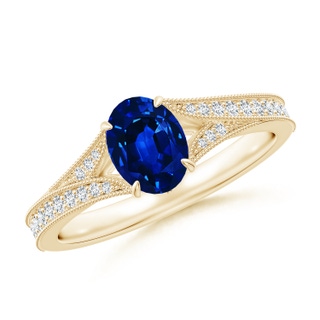 Oval AAAA Blue Sapphire