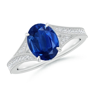 Oval AAA Blue Sapphire