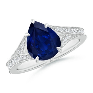 Pear AA Blue Sapphire