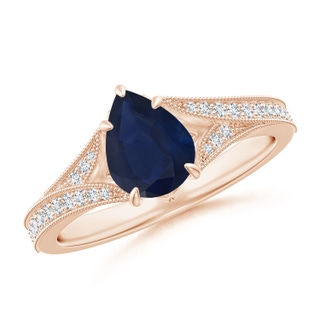 Pear A Blue Sapphire