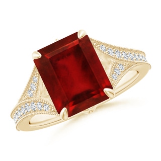Emerald Cut AAAA Ruby